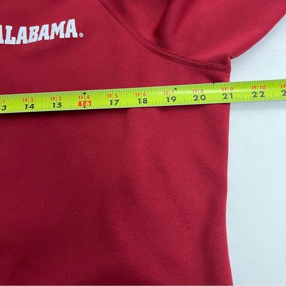 Nike Therma-Fit Women’s Alabama Hoodie Sweatshirt Sz Large Red Pockets Full Zip - Picture 10 of 12